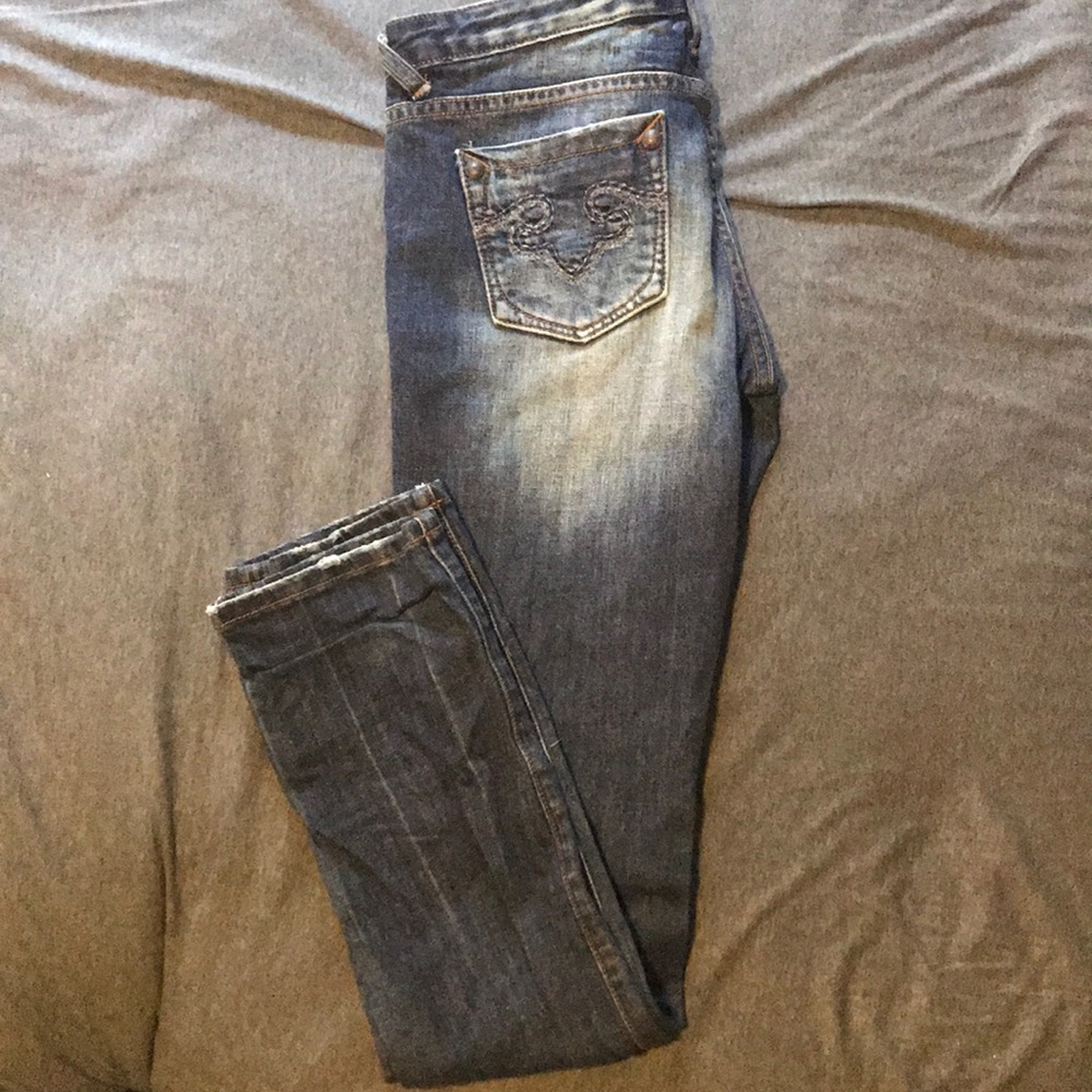 Rerock for Express Skinny Ripped Jeans Size 8